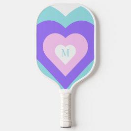 Heldere, levendige Y2k 2000s Multiple Hearts Pickl Pickleball Paddle