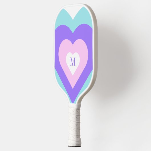 Heldere, levendige Y2k 2000s Multiple Hearts Pickl Pickleball Paddle (Links)