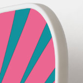 Heldere, levendige Y2k 2000s Multiple Hearts Pickl Pickleball Paddle (Links Detail)