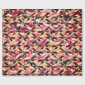 Heldere libellen cadeaupapier (Vlak)