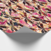 Heldere libellen cadeaupapier (Hoek)