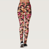 Heldere libellen leggings (Achterkant)