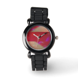 heldere lichten strepen horloge