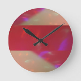 heldere lichten strepen ronde klok