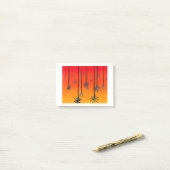 Heldere lichtgevende lichtelaars. Melding van alle Post-it® Notes (Op bureau)