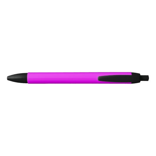 Heldere magenta, elegante, chique en leuke effen k zwarte inkt pen (Achterkant)