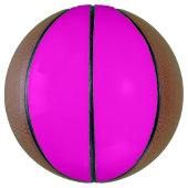 Heldere Magenta Solid Color Basketbal (Verticaal)