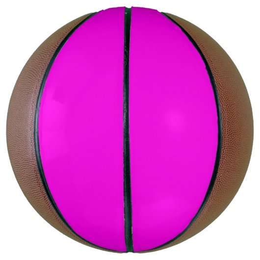 Heldere Magenta Solid Color Basketbal (Verticaal)