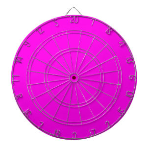 Heldere Magenta Solid Color Dartbord