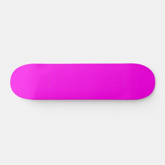 Heldere Magenta Solid Color Persoonlijk Skateboard (Horizontaal)