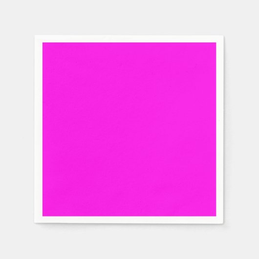Heldere Magenta Solid Color Servet (Voorkant)