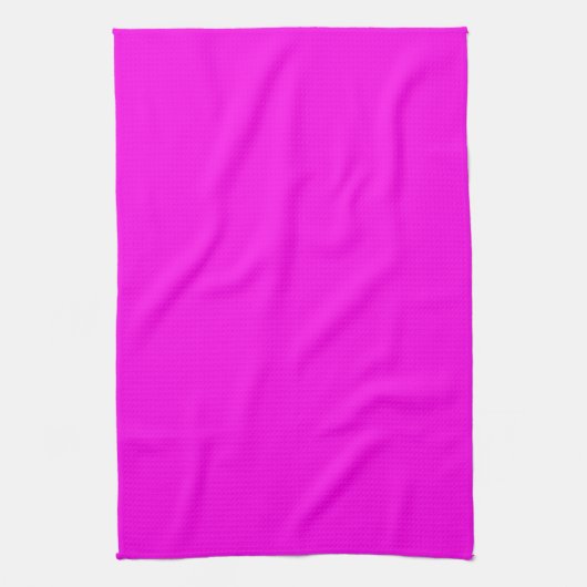 Heldere Magenta Solid Color Theedoek (Verticaal)
