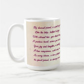 Heldere Magenta Tulp Poetic Koffiemok (Links)