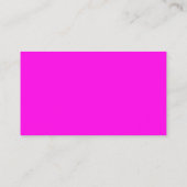 Heldere magenta (vaste kleur) plaatskaartje (Achterkant)