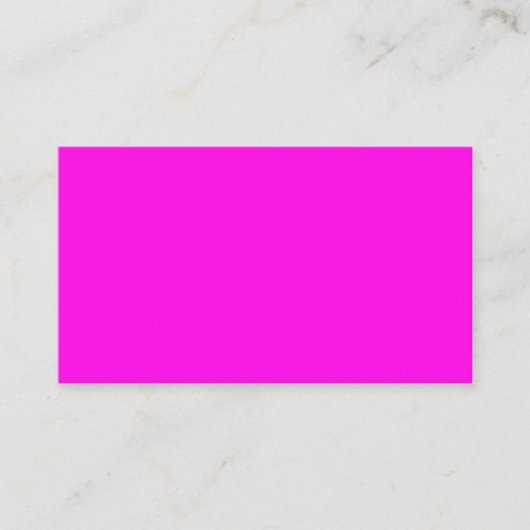 Heldere magenta (vaste kleur) plaatskaartje (Voorkant)