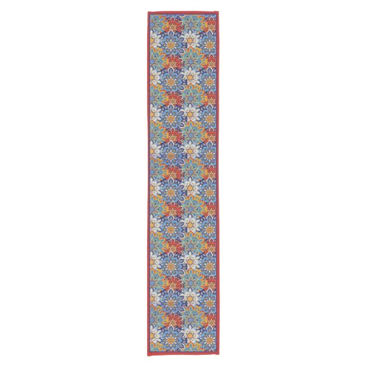 heldere mandala tafelloper medium (Voorkant)