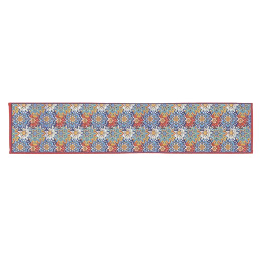heldere mandala tafelloper medium (Horizontaal)