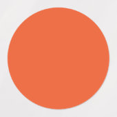 Heldere massieve Oranje achtergrond Labels (Design 1)