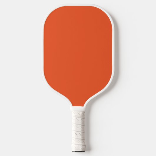 Heldere massieve Oranje achtergrond Pickleball Paddle (Voorkant)