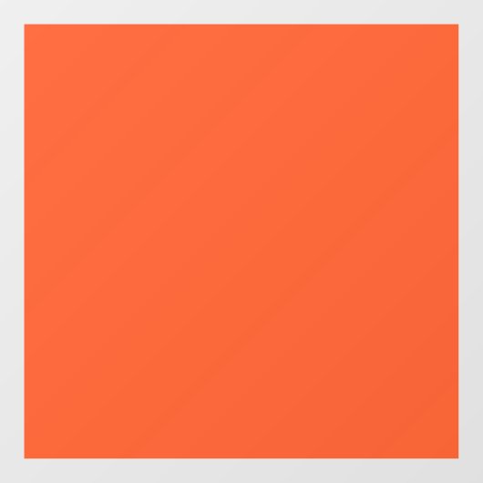 Heldere massieve Oranje achtergrond Raamsticker (Vel)