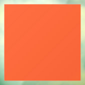 Heldere massieve Oranje achtergrond Raamsticker (Vel 3)