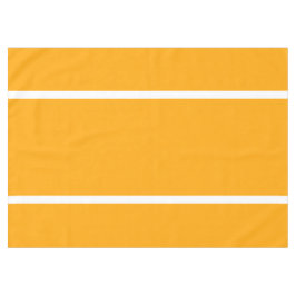 Heldere moderne goudgele witte accentstrepen tafelkleed