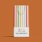 Heldere moderne minimale eenvoudige familie kerst klein cadeauzakje