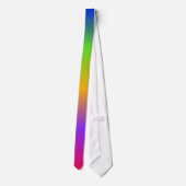 Heldere, moderne Rainbow Ombre Stropdas (Achterkant)