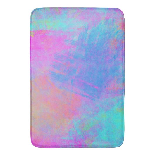 Heldere Multicolor Splashes Badmat (Voorkant Verticaal)