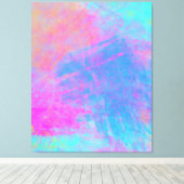 Heldere Multicolor Splashes Canvas Afdruk (Insitu (Houten vloer))