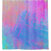 Heldere Multicolor Splashes Douchegordijn (Voorkant)