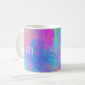 Heldere Multicolor Splashes Koffiemok (Voorkant links)