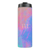 Heldere Multicolor Splashes Thermosbeker (Voorkant)
