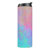 Heldere Multicolor Splashes Thermosbeker (Gedraaid links)