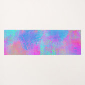 Heldere Multicolor Splashes Yogamat (Achterkant (horizontaal))