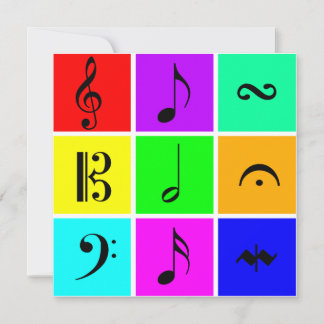 heldere muzieksymbolen