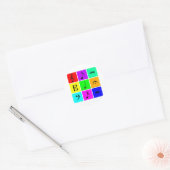 heldere muzieksymbolen ronde sticker (Envelop)