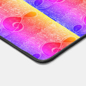 Heldere muzikale Note Desk Mat (Hoek)