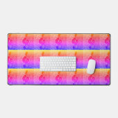 Heldere muzikale Note Desk Mat (Keyboard & Muis)