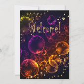 Heldere mythische lenzen veroorzaken een zeepbel i kaart (Voorkant)