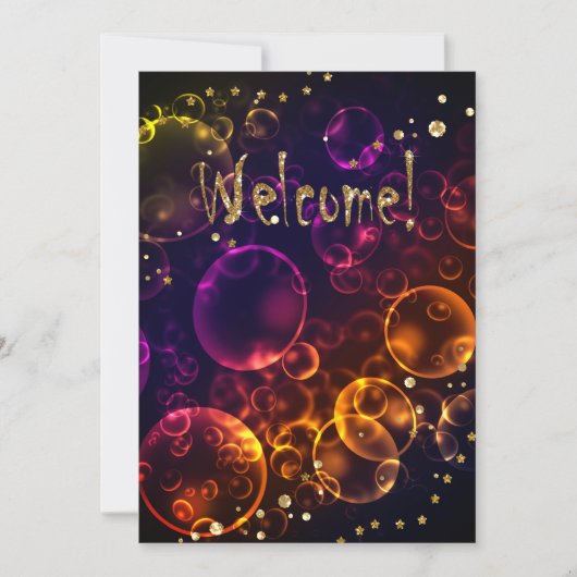 Heldere mythische lenzen veroorzaken een zeepbel i kaart (Voorkant)