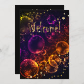 Heldere mythische lenzen veroorzaken een zeepbel i kaart (Voorkant / Achterkant)