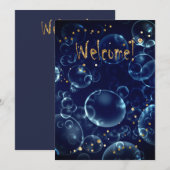 Heldere mythische lenzen veroorzaken een zeepbel i kaart (Voorkant / Achterkant)