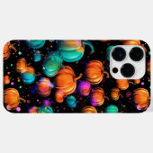 HELDERE NEON GEKLEURDE HALLOWEEN POMPOENEN Case-Mate iPhone CASE (Achterkant (horizontaal))