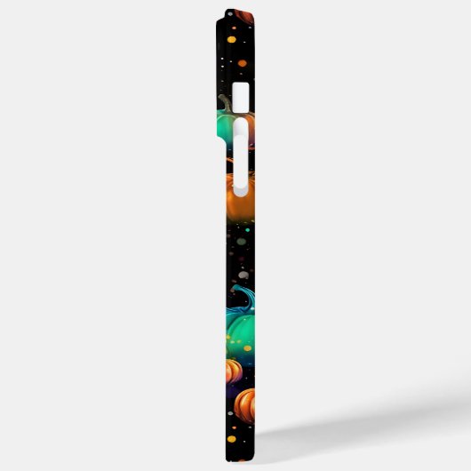 HELDERE NEON GEKLEURDE HALLOWEEN POMPOENEN Case-Mate iPhone CASE (Achterkant / Links)