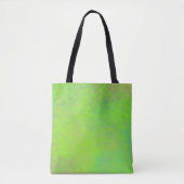 Heldere Neon Green Modern Marbled Art Tote Bag (Voorkant)