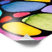 Heldere Neurografische Waterverf Art Foto Afdruk (Hoek)