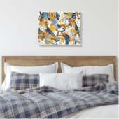 Heldere ogen canvas afdruk (Insitu (Slaapkamer))