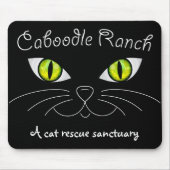 'Heldere ogen' Donkere mousepad Muismat (Voorkant)