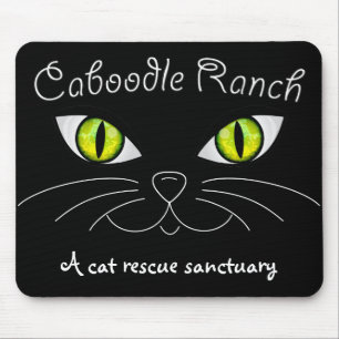 'Heldere ogen' Donkere mousepad Muismat